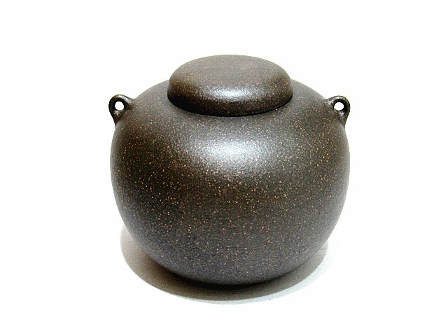 紫砂壶图片：龙窑烧制茶叶罐 - 美壶网