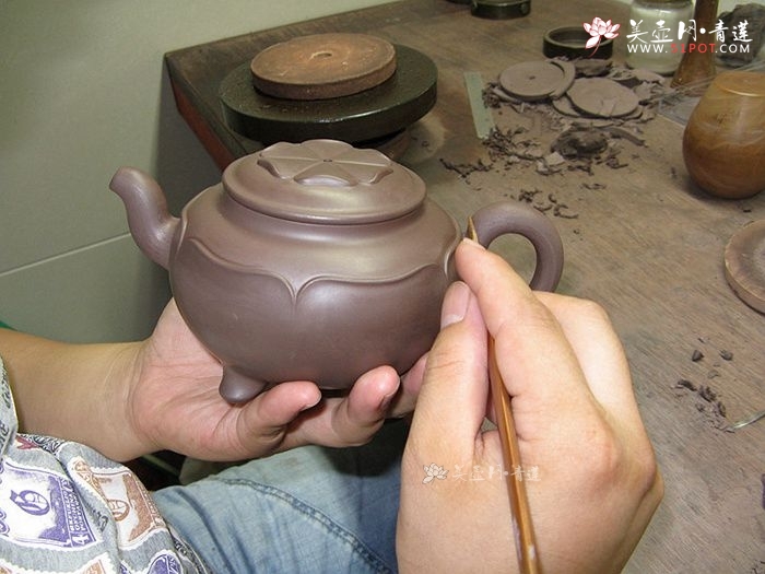 紫砂壶图片：美壶网
