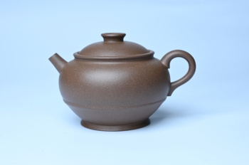 紫砂壶图片：美壶网紫砂壶手工手制青灰段泥巨轮壶 茶壶 茶具 单壶 - 美壶网